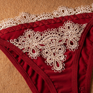 Femmes Sexy String Jarretelles Dentelle Strings Culotte G String Stretch Dame Sans Couture Taille Basse Sous-Vêtements Femmes Tangas Mujeres 0778 - Product Image 4