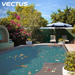 Cubiertas de Malla Rectangulares Negras para Piscinas de 20x40 pies, para Verano e Invierno, con Cuerdas de Fijación, Venta al Por Mayor - Product Image 5