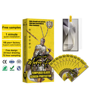 Déverrouillage par empreinte digitale clair pour Samsung 21/22/23/23 +/24 Plus/25/S25 <span class=keywords><strong>Ultra</strong></span> série accessoires de téléphone protecteur d'écran verre trempé - Product Image 1