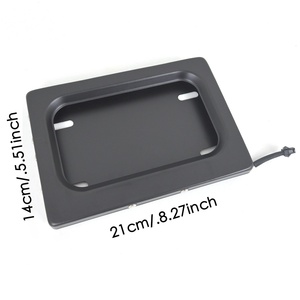 Marco para Placa de Matrícula de Motocicleta, Nuevo Marco Multifuncional de 4 Orificios Estándar Estadounidense - Product Image 2