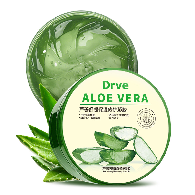 Увлажняющие витамины, коллаген, 99% органический гель для лица с алоэ вера