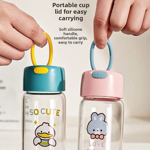 แก้วน้ำแก้วขนาดเล็ก 150 มล. พกพาสะดวก น่ารัก สไตล์น่ารัก ขวดน้ำขนาดเล็ก - Product Image 4