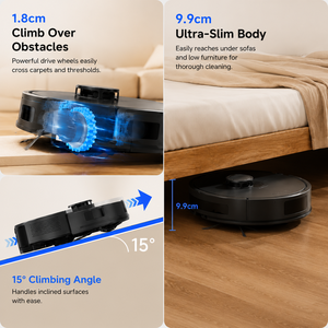 Robot Vacuum Cleaner with Self Emptying Station LDS Navigation Smart APP Control Wet <b>Dry</b> Sweeping <b>Mopping</b> Robot Vacuum OEM ODM - Product Image 3