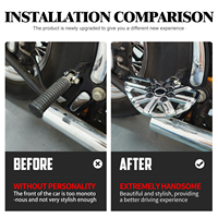 Repose-pieds arrière pour passager de moto, pédale découpée CNC pour Harley Softail Touring Road Glide Sportster Dyna Fat Boy
