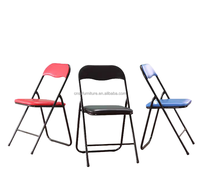 Chaise de salle à manger pliable portable en résine Wimbledon blanche de haute qualité, réglable en hauteur, pour appartement, extérieur et événements