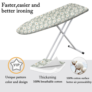<span class=keywords><strong>Housse</strong></span> de <span class=keywords><strong>table</strong></span> <span class=keywords><strong>à</strong></span> <span class=keywords><strong>repasser</strong></span> 100 % coton, nouveau design, feutre épais anti-brûlure, pliable, minimaliste, taille 145*50cm, prix de gros - Product Image 5