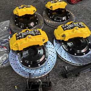 Kit Freni Sportivi Personalizzati HSL con Disco Forato Giallo per <span class=keywords><strong>Auto</strong></span> Sportive Specifiche come Pagani Utopia, Utopia Roadster, Huayra, <span class=keywords><strong>Imola</strong></span> - Product Image 4