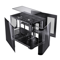 LOVINGCOOL 2027 Komputer Desktop Gaming Kustomisasi Terlaris USB3.0 Casing PC MATX E-Sports Kabinet Gaming Kaca Lengkung