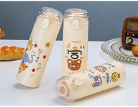 Verre à boire classique 400 ml unisexe avec couvercle rabattable pour le camping, le bureau, la maison, l'hôtel, ou comme cadeau