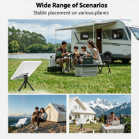 Support trépied magnétique pour Starlink Mini, réglable à 360 degrés, pliable, support de bureau portable, support au sol pour le camping en extérieur