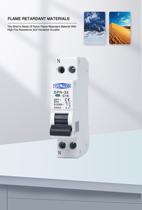 Mới nhất dpn <span class=keywords><strong>6A</strong></span> 10A 16A 20A 25A 32A 40A 63A disjoncteur 1P + N <span class=keywords><strong>MCB</strong></span> chất lượng tốt ngắt mạch dpn - Product Image 6