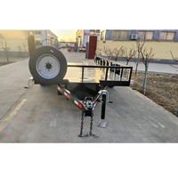 Remolque de Acero para Excavadora de 2 Toneladas con Plataforma Inclinable, Freno Eléctrico/Neumático, Elevación Hidráulica para Remolque de Automóviles en Venta