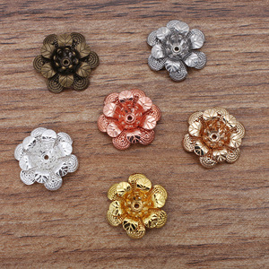 铜镀七彩18 * 5mm三层立体花A11(07230)件 - Product Image 2