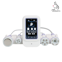 Appareil de remodelage corporel 7 en 1 avec soin par lumière rouge, micro-vibrations électriques, massage et stimulation pulsée pour le visage