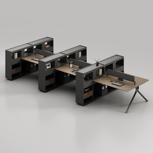Compartiments de bureau de conception moderne meubles de postes de travail de cloison simple et durable - Product Image 6