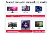 Nuevo Monitor LCD Curvo IPS LED Retroiluminado de 24/27/32 Pulgadas, Monitor de Escritorio de 19 Pulgadas 2K/4K 165Hz para Juegos y Deportes Electrónicos, OEM/Venta Directa de Fábrica