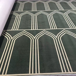 Hot Sale High Quality 9-10mm Fireproof Soft Prayer Mat Rug Custom <strong>Design</strong> Muslim <strong>Masjid</strong> Mosque New <strong>Design</strong> Prayer Carpet Wholesale - Product Image 6
