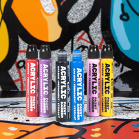 Marqueur d'art acrylique 40 ml pour graffiti de rue, pointe 10 mm, personnalisé, vente en gros, peinture acrylique Dabber