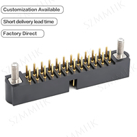 Conector de Montaje en PCB de la Serie M80-510, Paso de 2.0 mm, Conectores Chapados en Oro con Bloqueo de Tornillo, Conector de Alta Fiabilidad M80-5100405