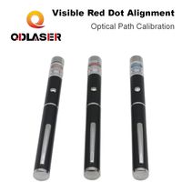QDLASER 레드 레이저 정렬 포인터 펜 CO2 레이저 빔 결합기 광학 경로 교정을 위한 가시적 레드 도트 포지셔닝 도구