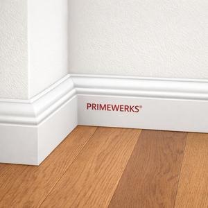 Plinthes en <span class=keywords><strong>MDF</strong></span> blanc apprêté de conception moderne, moulures de plinthes, moulures murales, plafonds en bois rainurés, panneaux muraux décoratifs en pin apprêté - Product Image 1