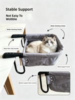 Hamac pour chat de bureau, structure métallique stable, lit suspendu pour chat, anti-basculement, perchoir pour chat de bureau, pour chats d'intérieur