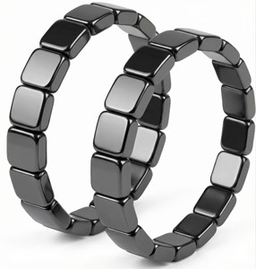 Braccialetto Elastico in Pietra Naturale di Ematite 2026 per Migliorare l'Energia, Recupera la Tua Fiducia, Regalo Premium per Uomini e Donne - Product Image 1