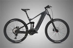 Углеродный Средний привод e bike MTB полная подвеска ebike eMTB Электрический велосипед горный электрический велосипед 29 дюймов Электрическая полная подвеска