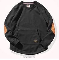 T-shirt Homme Personnalisable THREAD VOX Style Urbain Américain Très Épais avec Poche Kangourou, Haut Thermique Chaud et Robuste