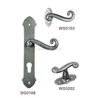 Poignée de porte en fonte antirouille de style antique européen pour salle de bain cuisine et entrée Design ambidextre Garantie 5 ans