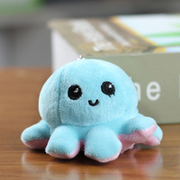 Peluche Pieuvre Réversible Mignonne, Jouet, Poupée de Mariage et Figurine, Petit Pendentif, Rembourrage en Coton PP