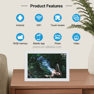 Cadre photo numérique WiFi pour écran tactile HD IPS Cadre photo numérique 10.1 "Rotation automatique du diaporama Via Frameo Envoyer des <span class=keywords><strong>photos</strong></span> vidéo - Product Image 3