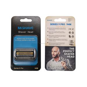 Cabezal de Repuesto para Afeitadora Eléctrica <span class=keywords><strong>Serie</strong></span> <span class=keywords><strong>9</strong></span>, 92S 94M, Lámina y Cuchilla de Repuesto, Compatible con <span class=keywords><strong>Braun</strong></span> <span class=keywords><strong>Serie</strong></span> <span class=keywords><strong>9</strong></span> - Product Image 1