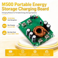 Module de contrôleur de charge solaire MPPT Sukite M500 - 30A 12V/24V à reconnaissance automatique pour stockage d'énergie portable