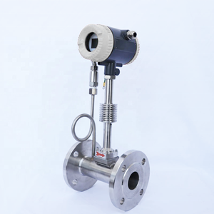 OEM <span class=keywords><strong>Vortex</strong></span> flowmeter untuk Gas 5-65m/s EX tipe IP65 aliran Meter SS304 300 derajat Celcius 24V - Product Image 3