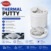 Pâte adhésive thermique conductrice en silicone blanc NDST 2W/m.K (non durcissante) – Mastic silicone pour interface thermique électronique CPU
