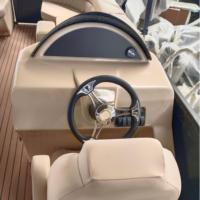 Bateau ponton de luxe en alliage d'aluminium de 15 pieds - Capacité de 6 personnes pour le tourisme, la navigation, les sports fluviaux, la pêche et les loisirs