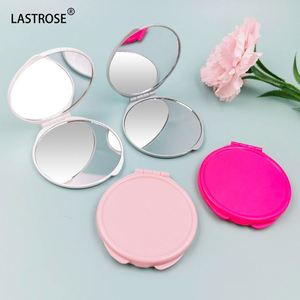Round Cute Makeup Mirror Handmade Private Label Mirror Double-<b>sided</b> Folding Mini Mirrors - Product Image 2