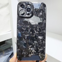 Coque de téléphone en fibre de carbone forgée pour Iphone 15/15PRO/15PLUS/15PRO MAX avec attraction magnétique