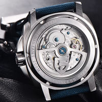 Montres de plongée mécaniques en acier lumineuses, avec affichage de la date, design d'usine et personnalisation par lots, pour marque privée