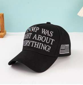 Casquette de baseball en sergé de coton uni USA pour <span class=keywords><strong>la</strong></span> campagne électorale - Product Image 3