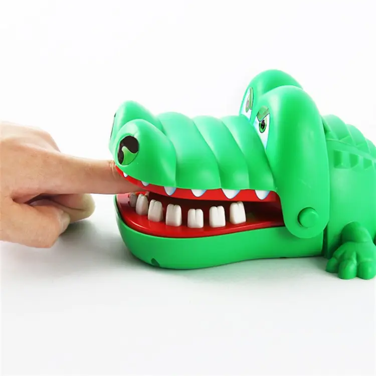 Jeux de famille amusants pour enfants, jouet Crocodile Large, bouche de dentiste, mordiller des doigts, nouveauté, pratique, 1 pièce