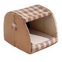 Tente portable pour animaux de compagnie Ivy, lit pour chien et chat, tente d'intérieur imperméable et respirante, tente d'extérieur adaptée aux chats, chiots, lapins et petits animaux