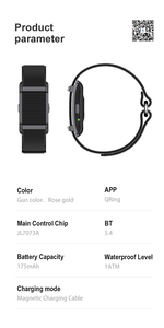 Bracelet de suivi d'activité sportive intelligent Y25 sans écran, avec enregistrement des <span class=keywords><strong>calories</strong></span>, moniteur de température et de SpO2 - Product Image 5