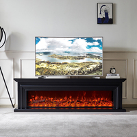 Table basse et meuble TV combinés, style minimaliste moderne, en bois massif, pour salon et chambre, pose au sol, respectueux de l'environnement