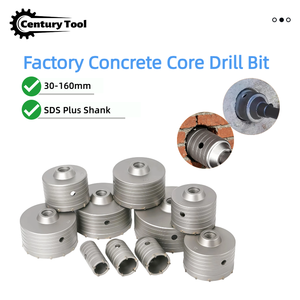 Forets à <span class=keywords><strong>béton</strong></span> professionnels de haute qualité pour usine, 30-160 mm, outils de découpe pour marteaux perforateurs SDS Plus, ensemble de scies cloches murales - Product Image 1