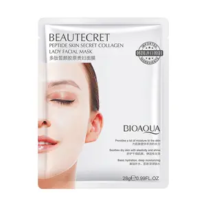 Oem Bioaqua Collageen Kristal Gezichtsmasker Hydraterende Voedende Masker Voor Gezicht