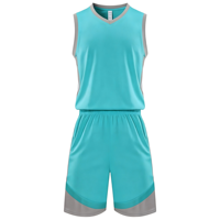 Maillots de basket-ball personnalisés, ensembles de basket-ball à séchage rapide, tenues de basket-ball d'été anti-humidité, ensembles de maillots de basket-ball personnalisés