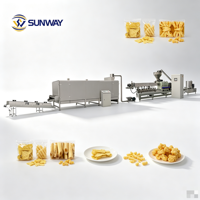 Chaîne de production de snacks végétaux à base de protéines de soja d'origine végétale, équipement d'extrusion pour la fabrication alimentaire