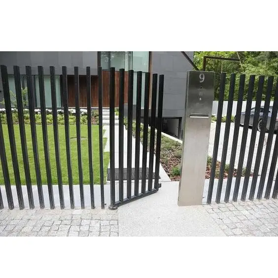 Clôture verticale en aluminium, clôture à domicile, prix
